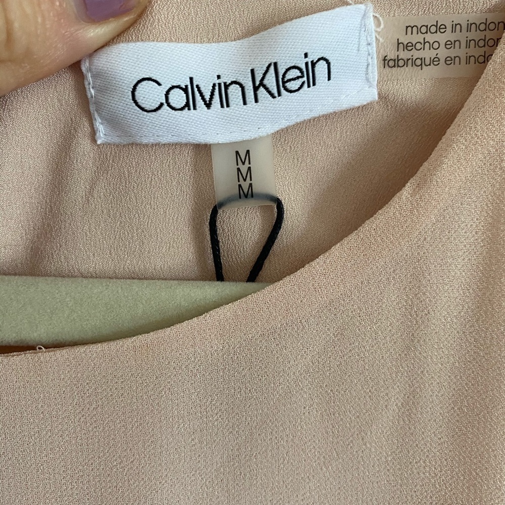 Calvin Klein Ruffle Sleeve Blouse - Picture 4 of 6